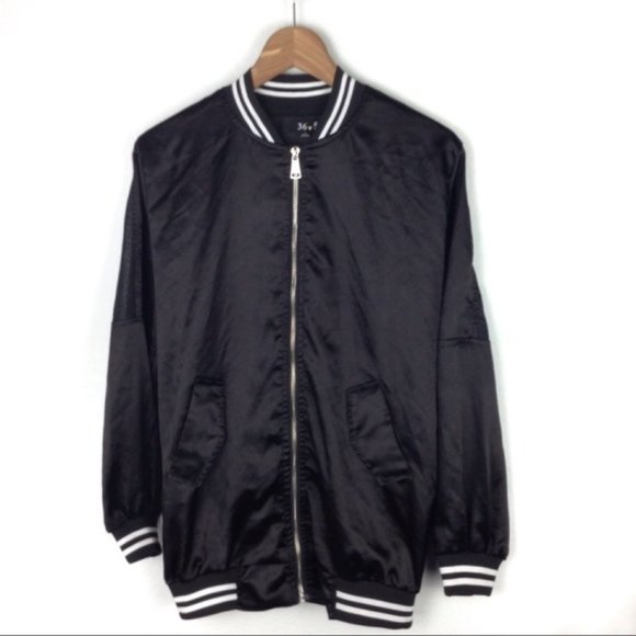 36.5 Other - 🌙Mesh back -black classic zip up